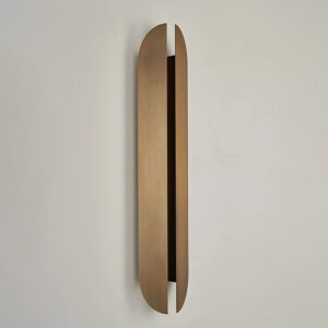 Alternative view of Natürliche Edelstahl-Wandleuchte