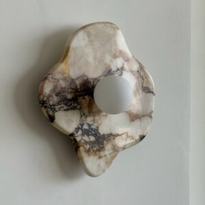 Alternative view of Marmorglas-Wandleuchte