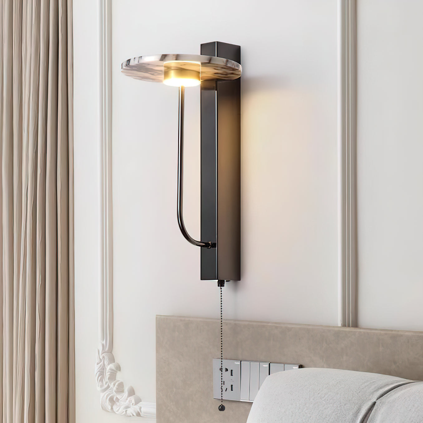 Marmor Wandleuchte - Image 2