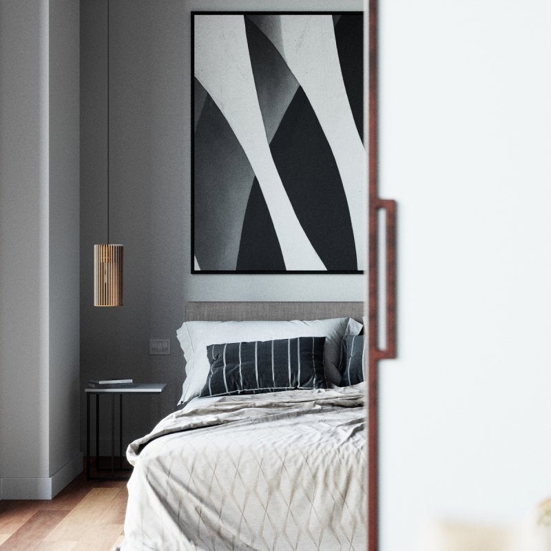 Pendelleuchte CILINDRO aus Holz - Image 14