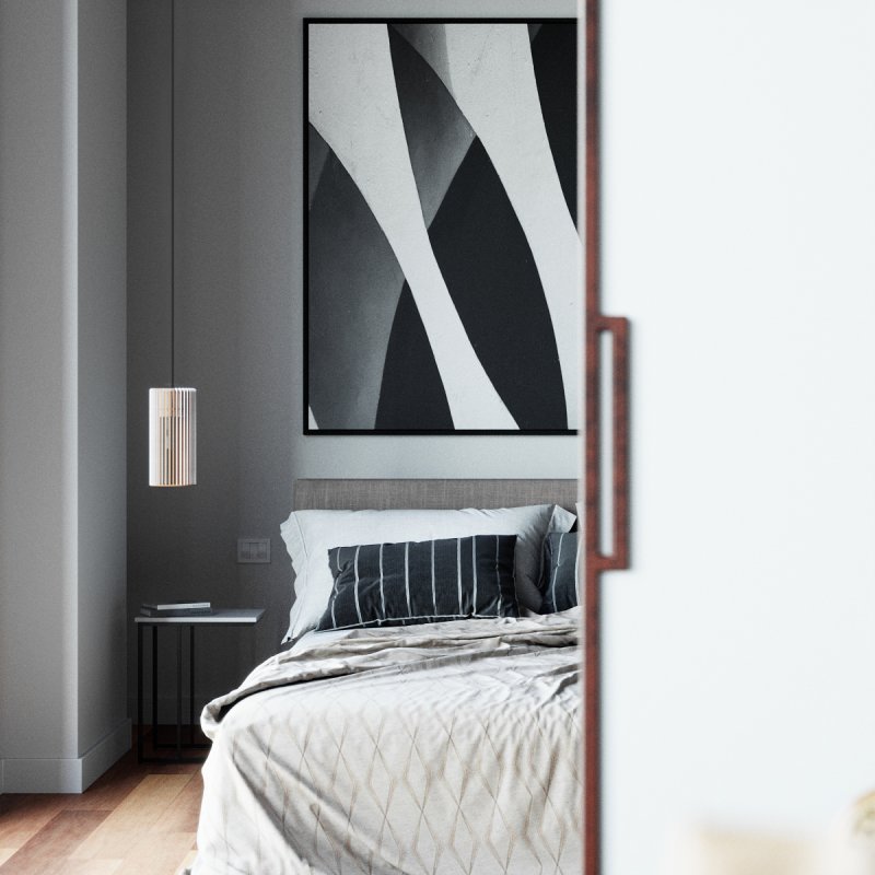 Pendelleuchte CILINDRO aus Holz - Image 16