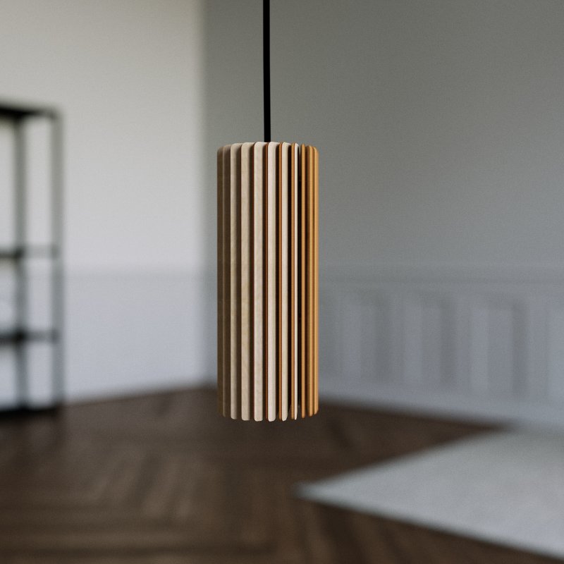 Pendelleuchte UNO aus Holz - Image 13