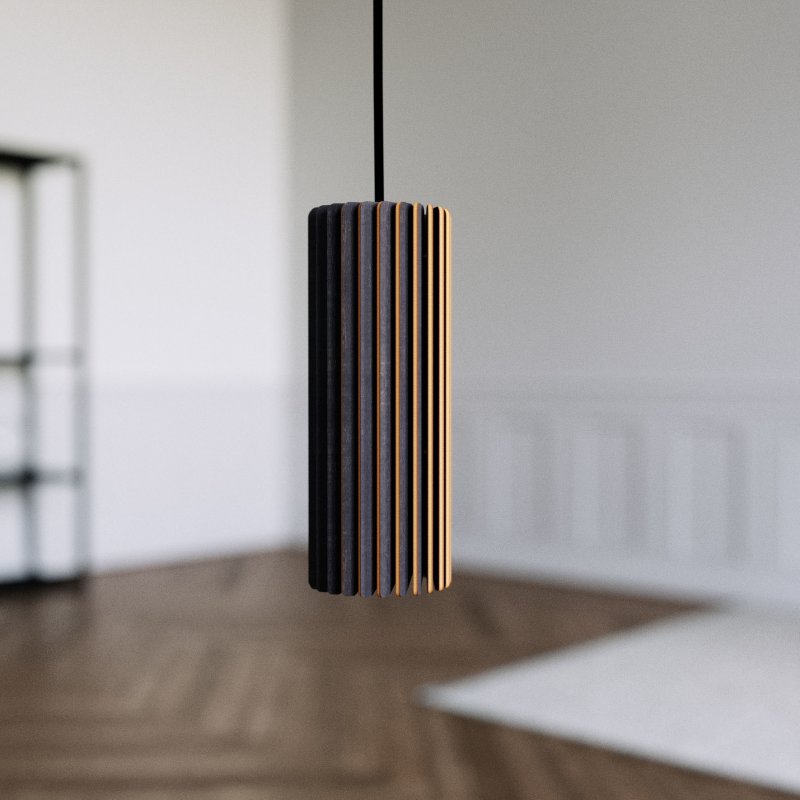 Pendelleuchte UNO aus Holz - Image 11