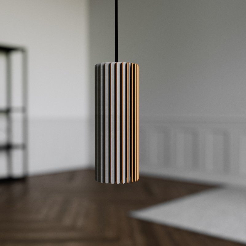 Pendelleuchte UNO aus Holz - Image 8