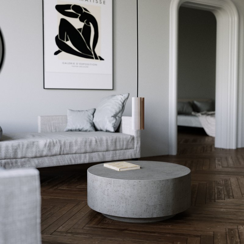 Pendelleuchte UNO aus Holz - Image 4