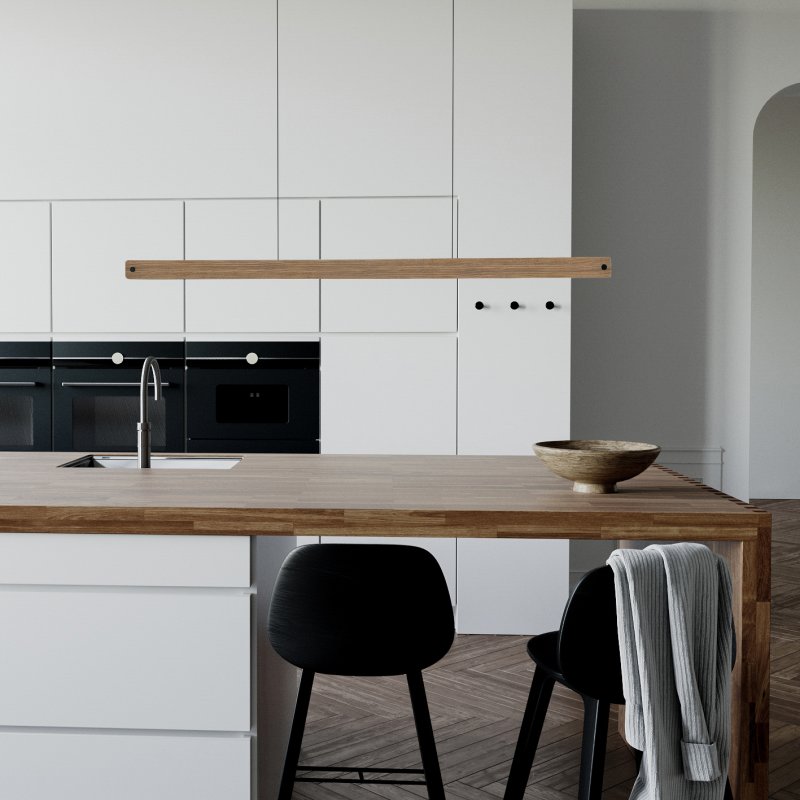 ZEUS Hängeleuchte Eiche Massiv - Image 5